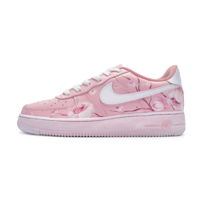 Nike Air Force 1 Low 'Tsim Sha Tsui Rose Garden French Girl Dip-Dyed Hand-Painted'