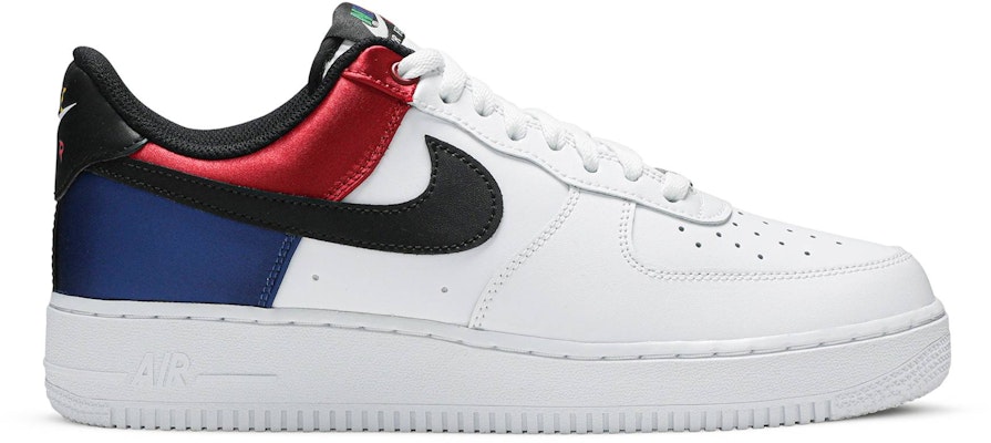 耐吉空军一号低帮拼接丝绸鸳鸯板鞋男款彩色 Buy 耐吉空军一号低帮拼接丝绸鸳鸯板鞋男款彩色