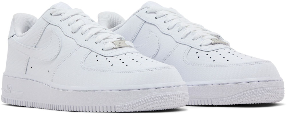 Nike Air Force 1 Rendah 'White Carbon Fiber' HF2886-100 2