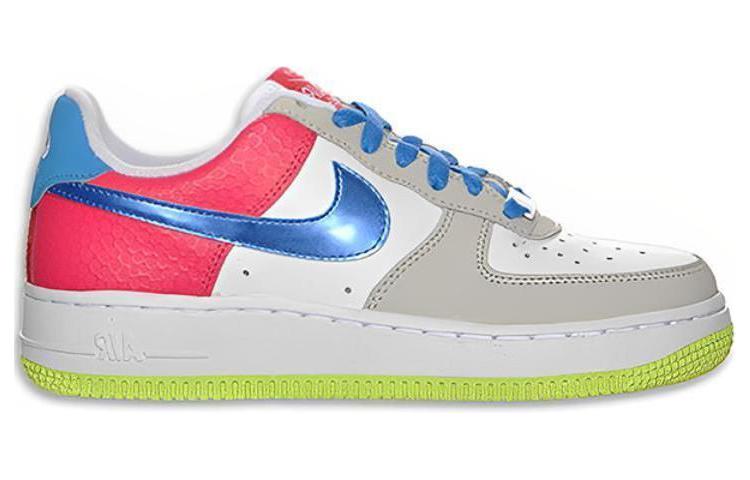 Nike Air Force 1 Low 'White Grey Blue Red' 圖 2