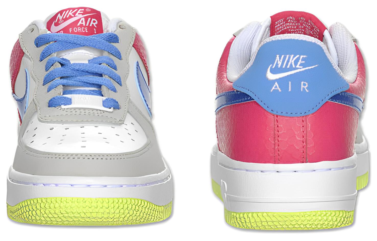 Nike Air Force 1 Low 'White Grey Blue Red' 圖 4