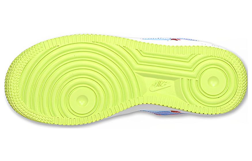 Nike Air Force 1 Low 'White Grey Blue Red' 圖 5