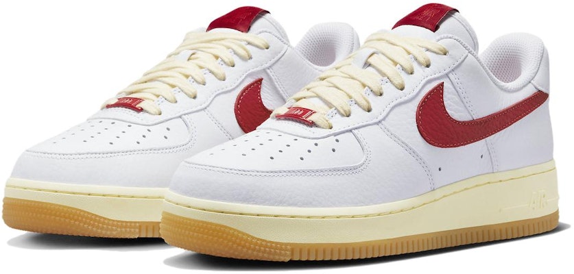 Buy Women Nike Air Force 1 07 White Red Gum FN3493 100 Novelship