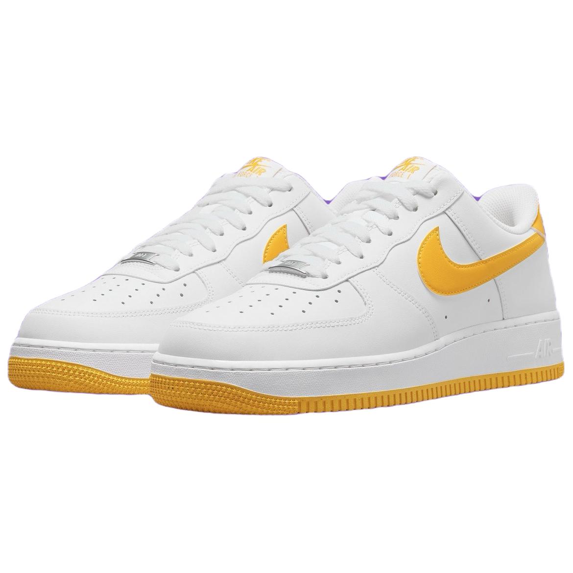 Lookbook 耐吉 Air Force 1 低筒 '白色大學金' FJ4146-105