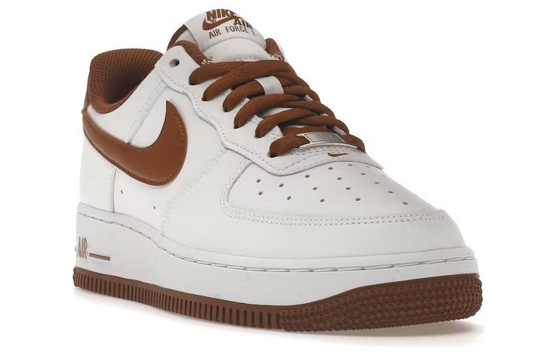 Lookbook Nike Air Force 1 Low 透氣輕便 低幫 板鞋 男女同款 白棕