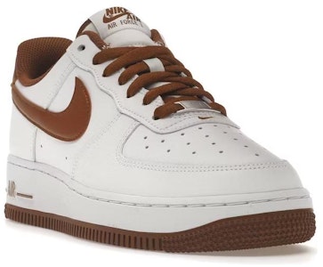 Nike Air Force 1 Low 透氣輕便 低幫 板鞋 男女同款 白棕 Lookbook Nike Air Force 1 Low 透氣輕便 低幫 板鞋 男女同款 白棕