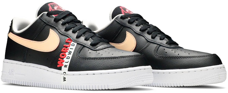 Nike Air Force 1 Low 'Worldwide Pack - Negro Carmesí' CK6924-001 Cheap Nike Air Force 1 Low 'Worldwide Pack - Negro Carmesí' CK6924-001