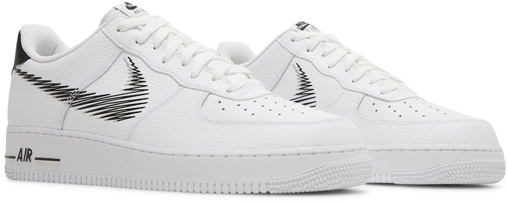Nike Air Force 1 Low Zig Zag 折線 低筒 板鞋 男款 白黑 Cheap Nike Air Force 1 Low Zig Zag 折線 低筒 板鞋 男款 白黑