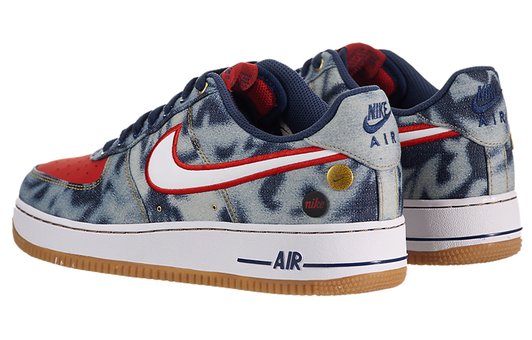 acid wash denim air force 1
