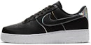 Buy 耐吉空軍一號低筒黑色虹彩輪廓 AT6147-001