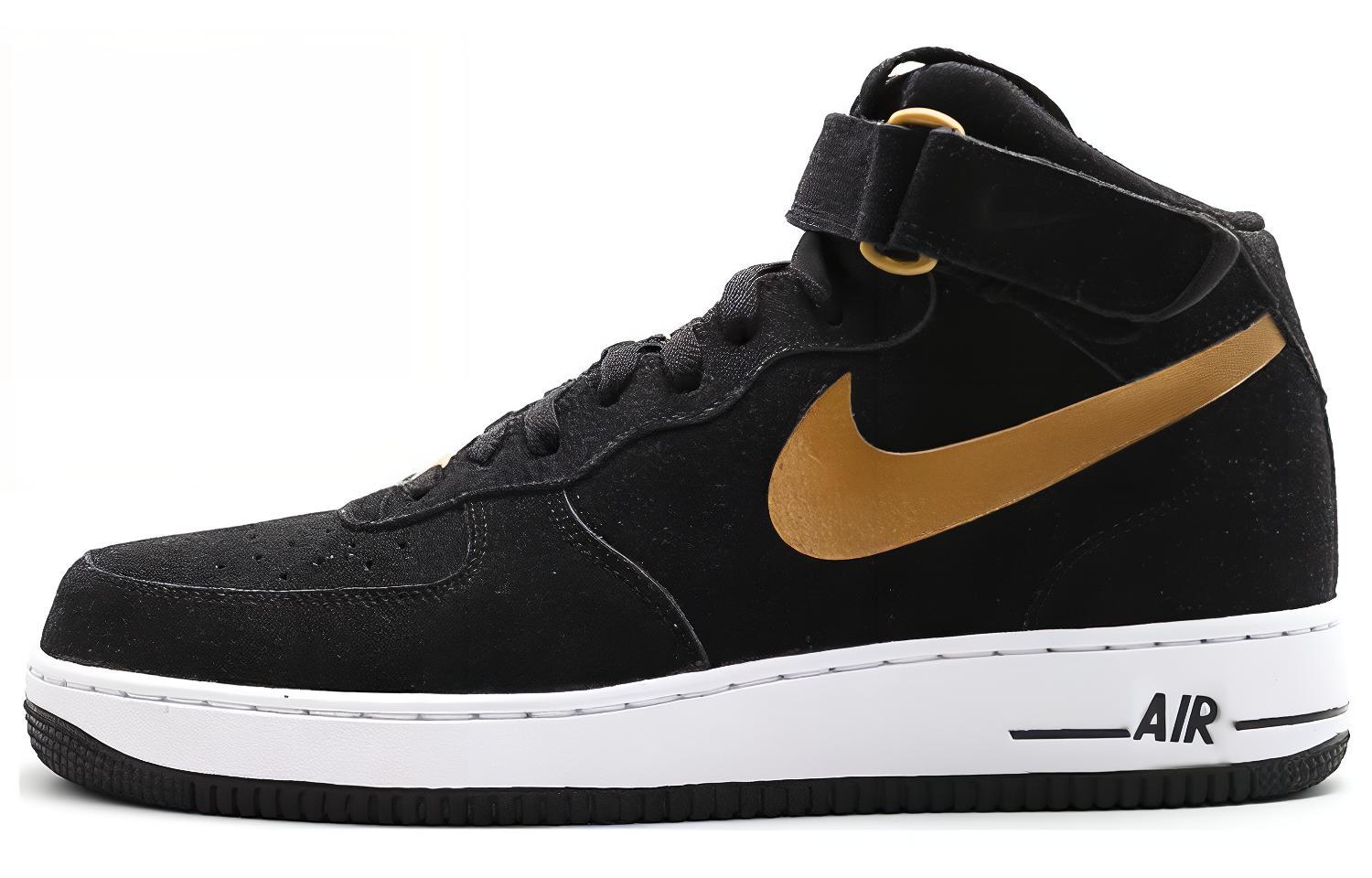 Buy 나이키 에어포스 1 로우 블랙 메탈릭 골드 (shortened: AF1 로우 블랙/골드) 315123-023