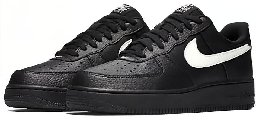 Nike Air Force 1 Low Hitam Sail AA4083-001 Lookbook Nike Air Force 1 Low Hitam Sail AA4083-001