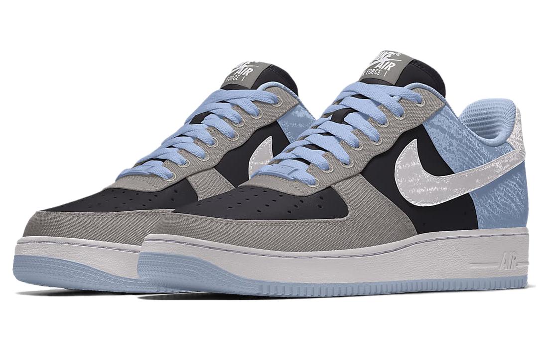 Lookbook Nike Air Force 1 Low 減震耐磨防滑 低幫 板鞋 男款 藍灰