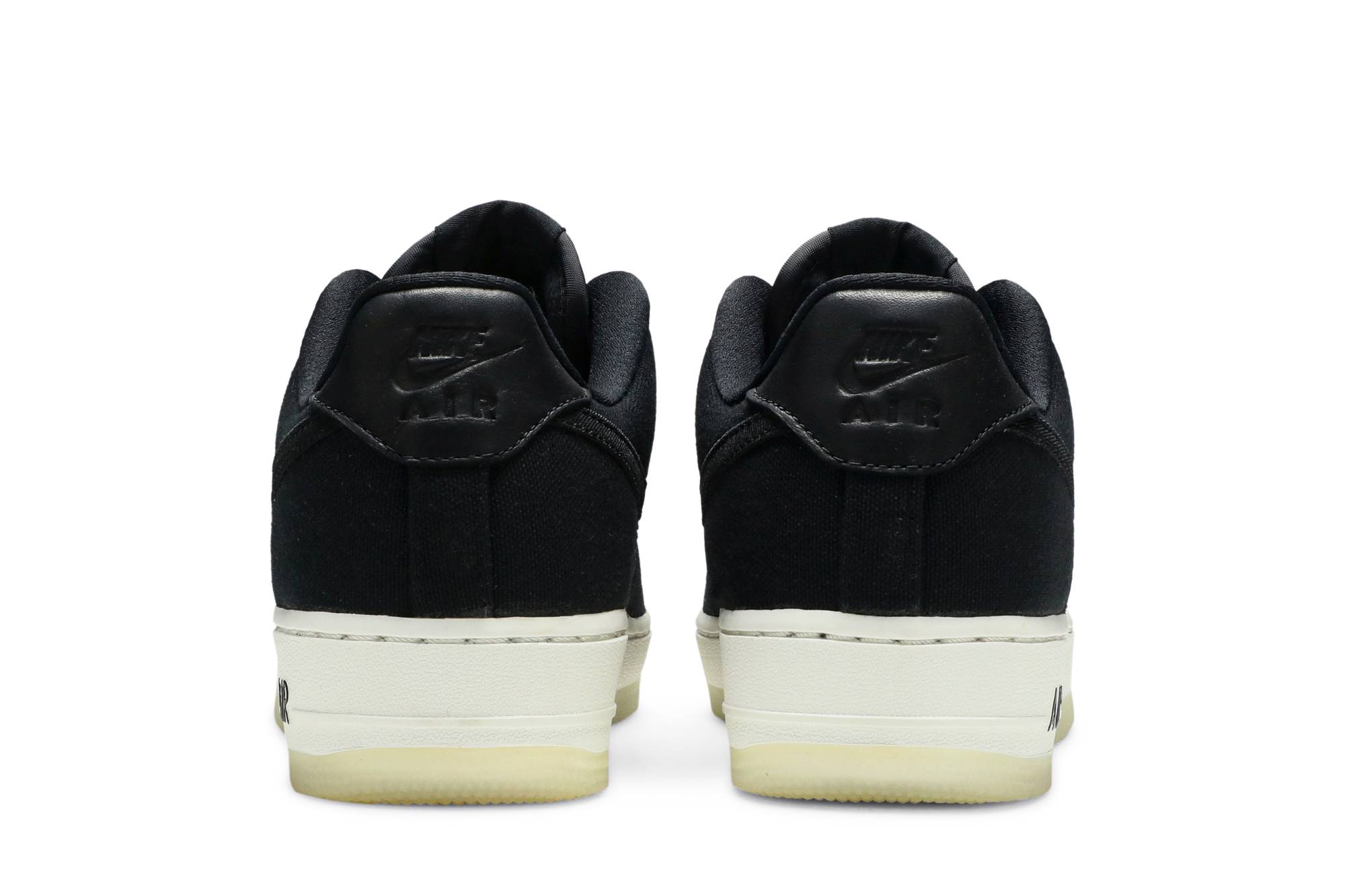 air force 1 low canvas black
