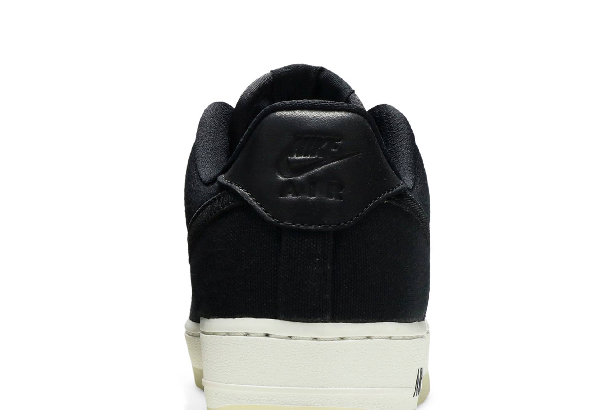 Nike Air Force 1 Low Canvas 'Black' 圖 7