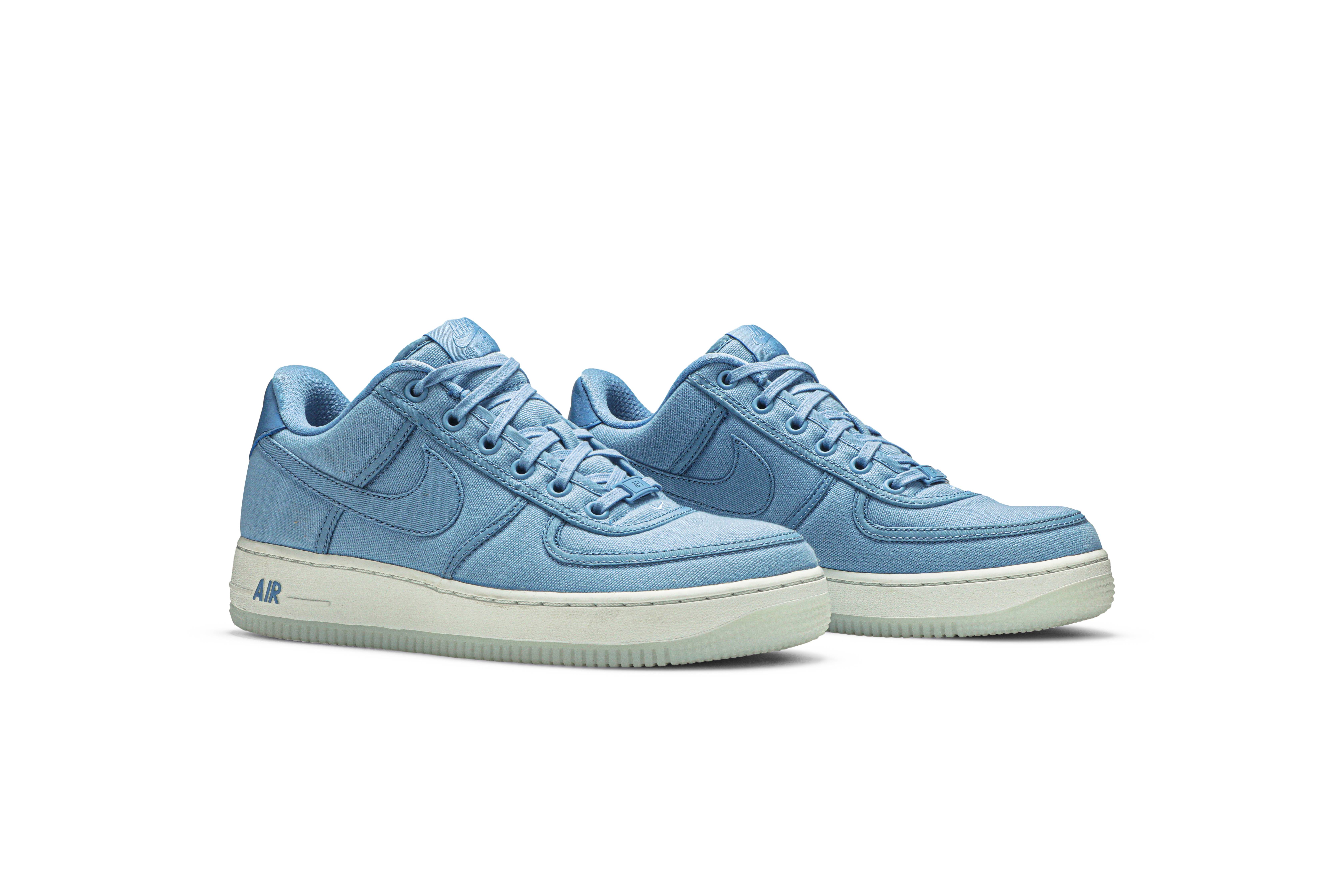 Cheap Nike Air Force 1 低筒帆布鞋 十二月天空 AH1067-401