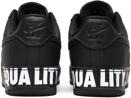 Nike Air Force 1 Low CMFT "平等黑人歷史月" 2018 AQ2125-001 Details for Nike Air Force 1 Low CMFT "平等黑人歷史月" 2018 AQ2125-001