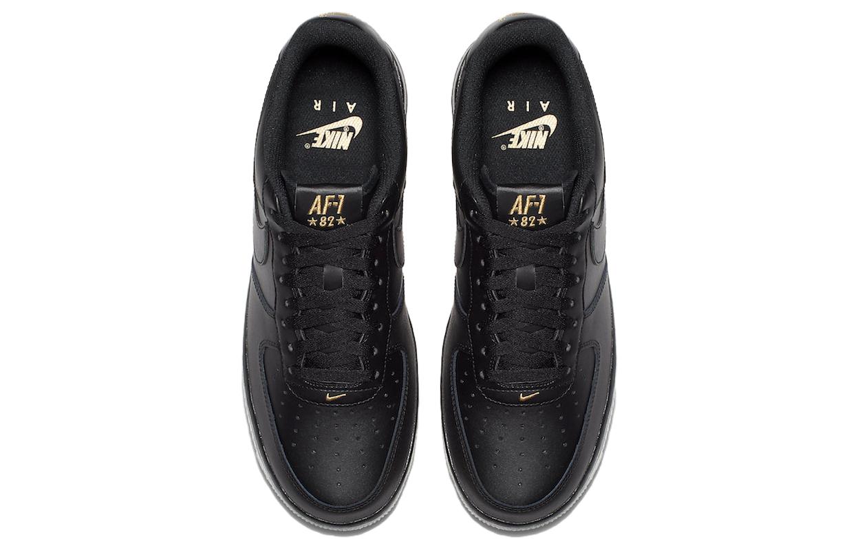 Shop Nike Air Force 1 Low Crest Logo Hitam AA4083-014