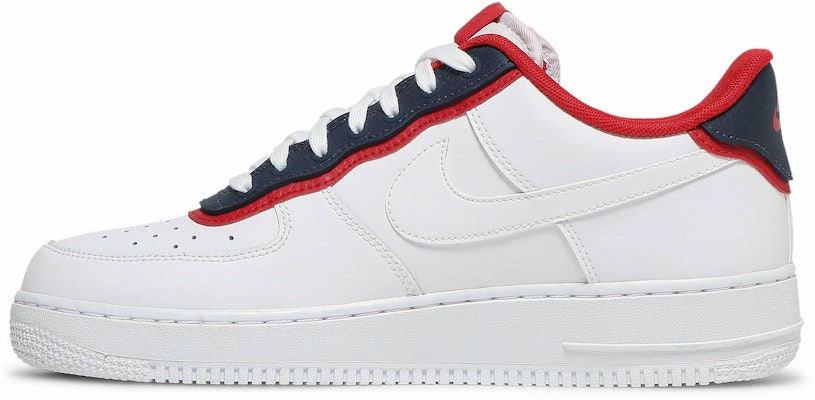 Air force 1 white 2025 obsidian red