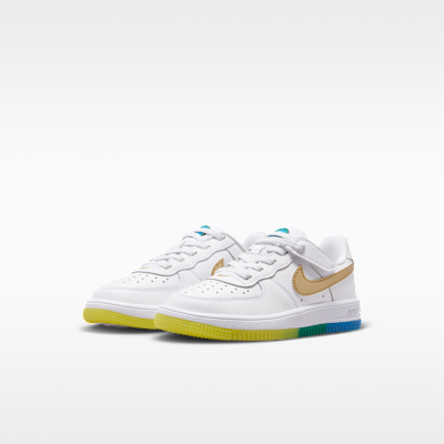 Purchase (PS) Nike Air Force 1低筒 易穿 白/藍/黃/金 IR6942-100