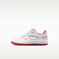 (Preschool) Nike Air Force 1 Low Easy On White/White/University Red/White IQ1136-111 (Preschool) Nike Air Force 1 Low Easy On White/White/University Red/White IQ1136-111