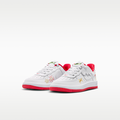 Purchase (PS) 耐克Air Force 1 Low简易穿脱 白/白/大学红/白 IQ1136-111