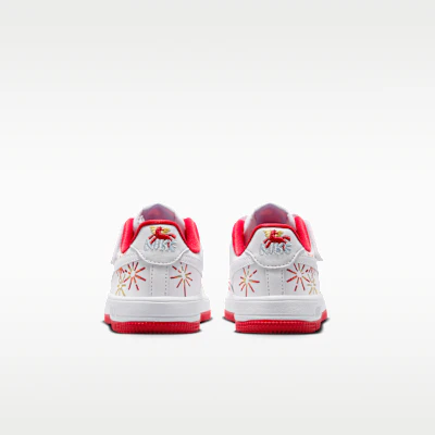 (PS) 耐克Air Force 1 Low简易穿脱 白/白/大学红/白 IQ1136-111 Details for (PS) 耐克Air Force 1 Low简易穿脱 白/白/大学红/白 IQ1136-111