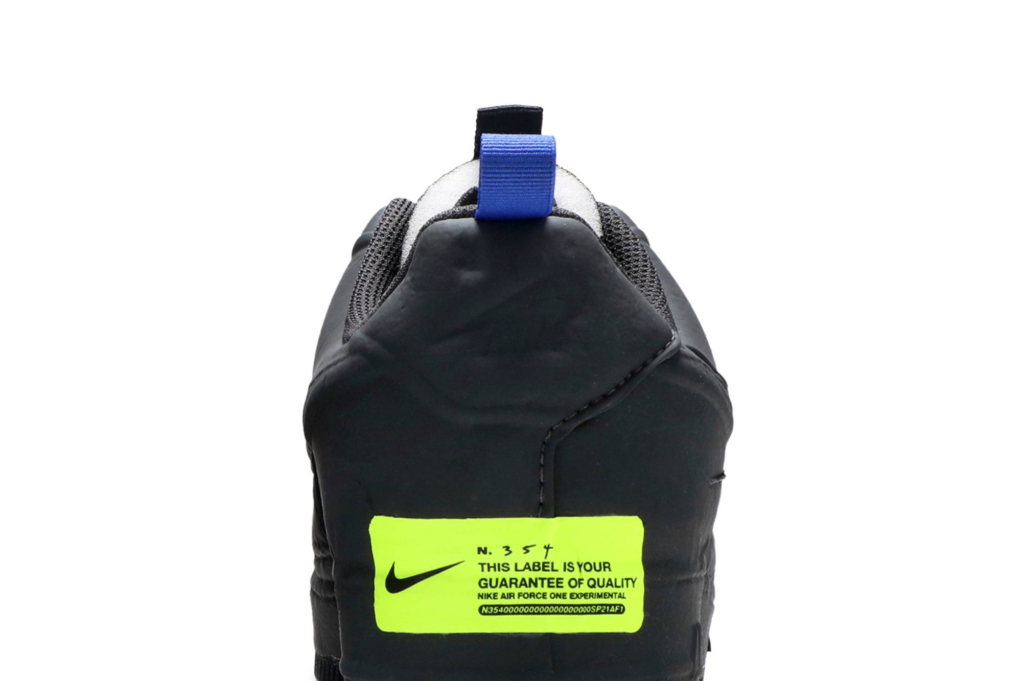 Sizing Nike Air Force 1 Low 實驗款「黑色」CV1754-001