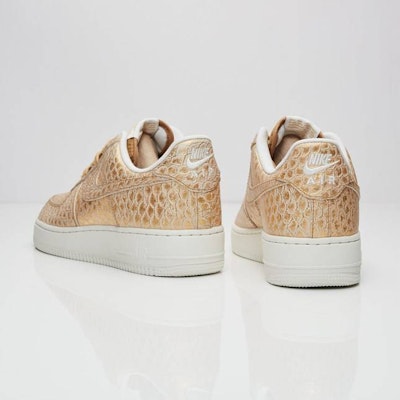 Gold snakeskin air force 2025 1