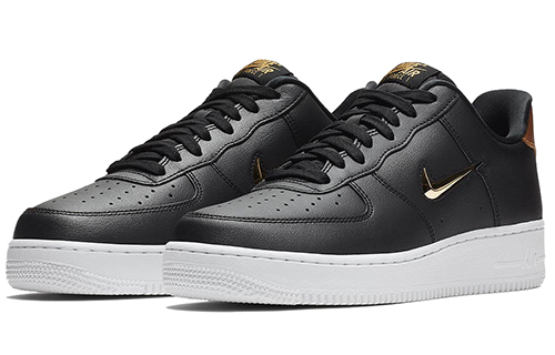 Order Nike Air Force 1 Low Jewel Hitam Emas Metalik AJ9507-003