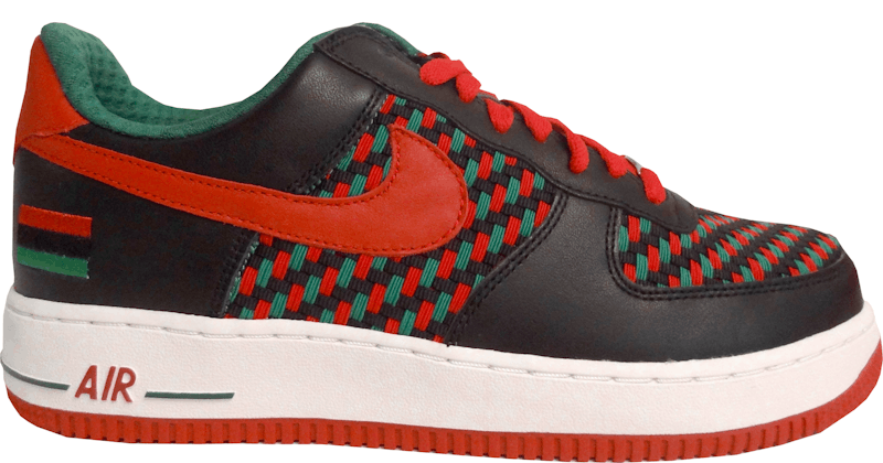 Buy 耐吉 Air Force 1 Low Woven BHM (2006) 黑紅