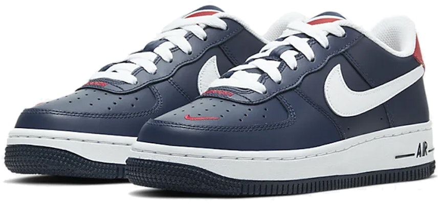 (JR) Nike Air Force 1 LV8 'Navy University Merah' CT5531-400 Lookbook (JR) Nike Air Force 1 LV8 'Navy University Merah' CT5531-400