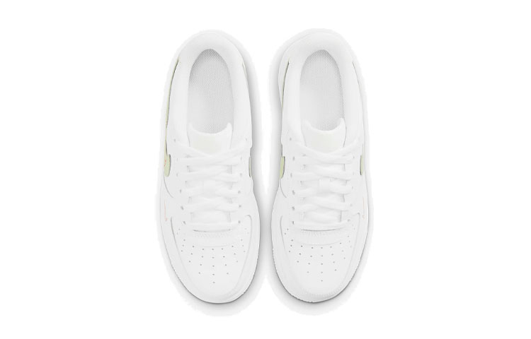 (Youth) Nike Air Force 1 LV8 'White Green Orange' 圖 4
