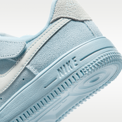 Cheap 耐克空军一号低帮LV8棉质轻便蓝/纯白金 II7095-400