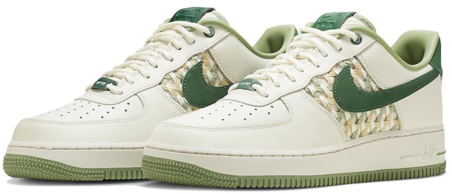 Nike Air Force 1 Low NAI-KE 'White/Green' FN0369-100 Lookbook Nike Air Force 1 Low NAI-KE 'White/Green' FN0369-100