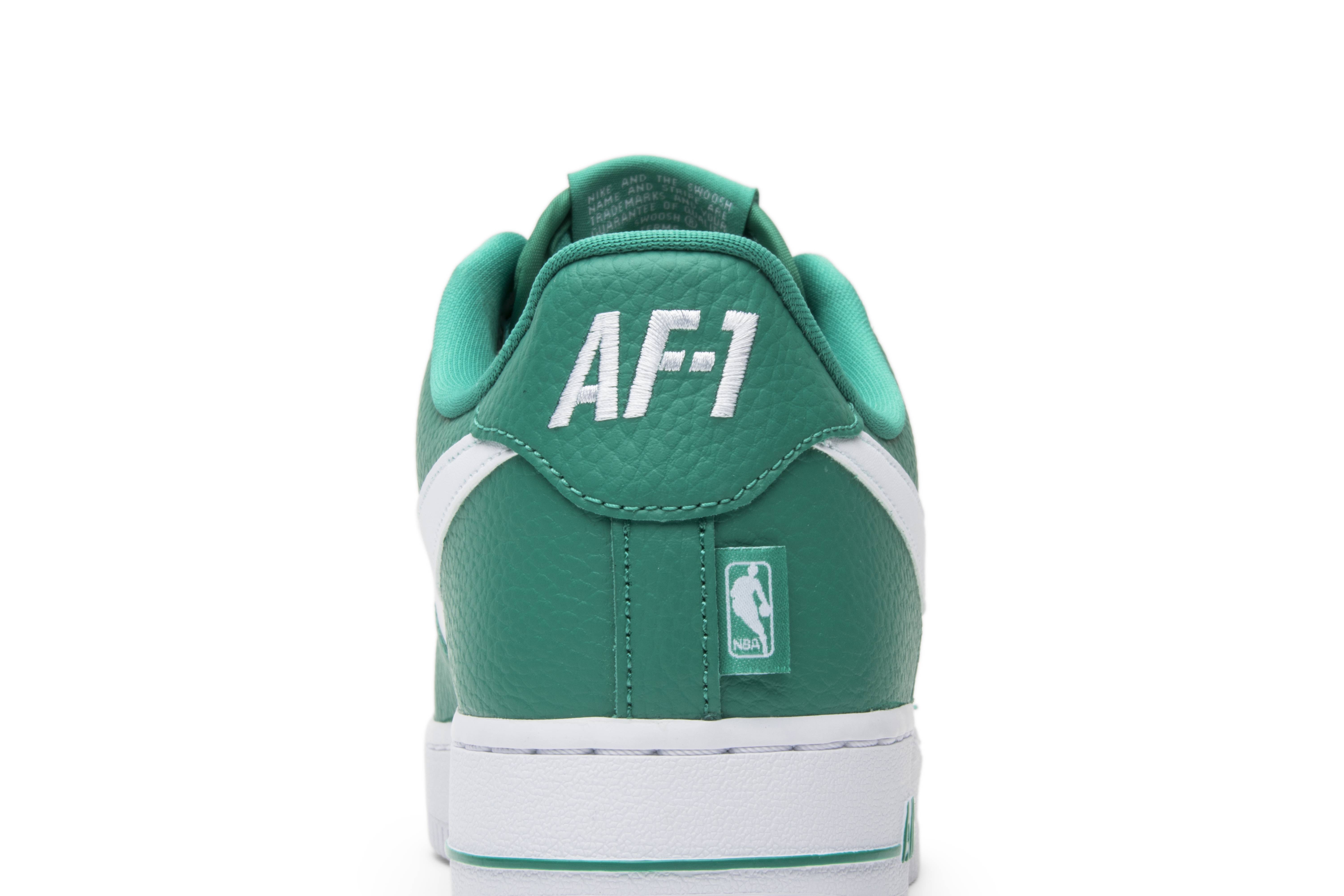 Sizing Nike Air Force 1 Low NBA Neptune Green 823511-302