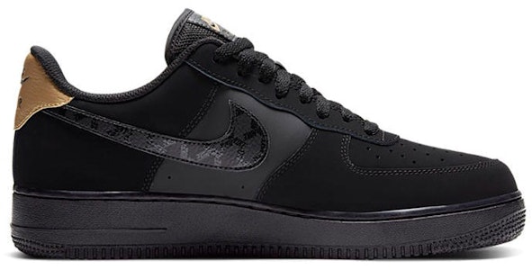 Nike Air Force 1 Low Nubuck Hitam Emas Metalik (2021) DH2473-001 Order Nike Air Force 1 Low Nubuck Hitam Emas Metalik (2021) DH2473-001