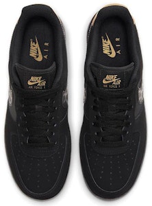 Nike Air Force 1 Low Nubuck Hitam Emas Metalik (2021) DH2473-001 Shop Nike Air Force 1 Low Nubuck Hitam Emas Metalik (2021) DH2473-001