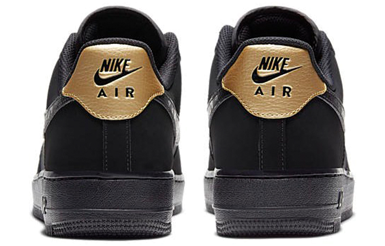Purchase 耐克空军一号低帮黑色金属黄金翻毛皮(2021) DH2473-001