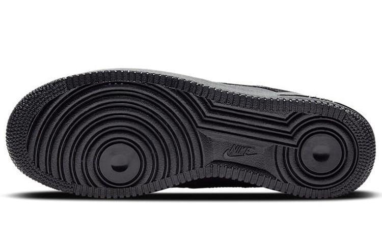 Details for 耐克空军一号低帮黑色金属黄金翻毛皮(2021) DH2473-001