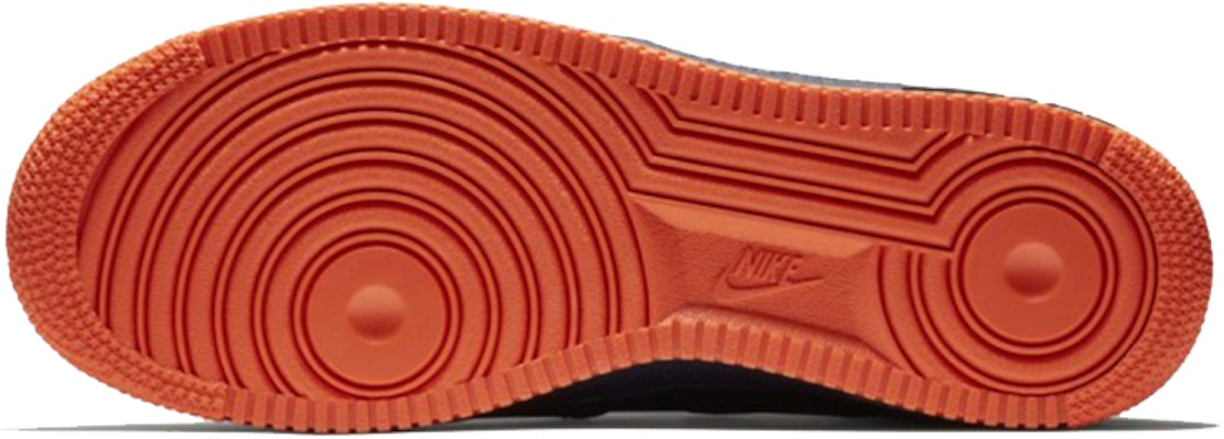 Nike Air Force 1 Low NYC Blu Ossidiana Arancione AO1635-400 Details for Nike Air Force 1 Low NYC Blu Ossidiana Arancione AO1635-400