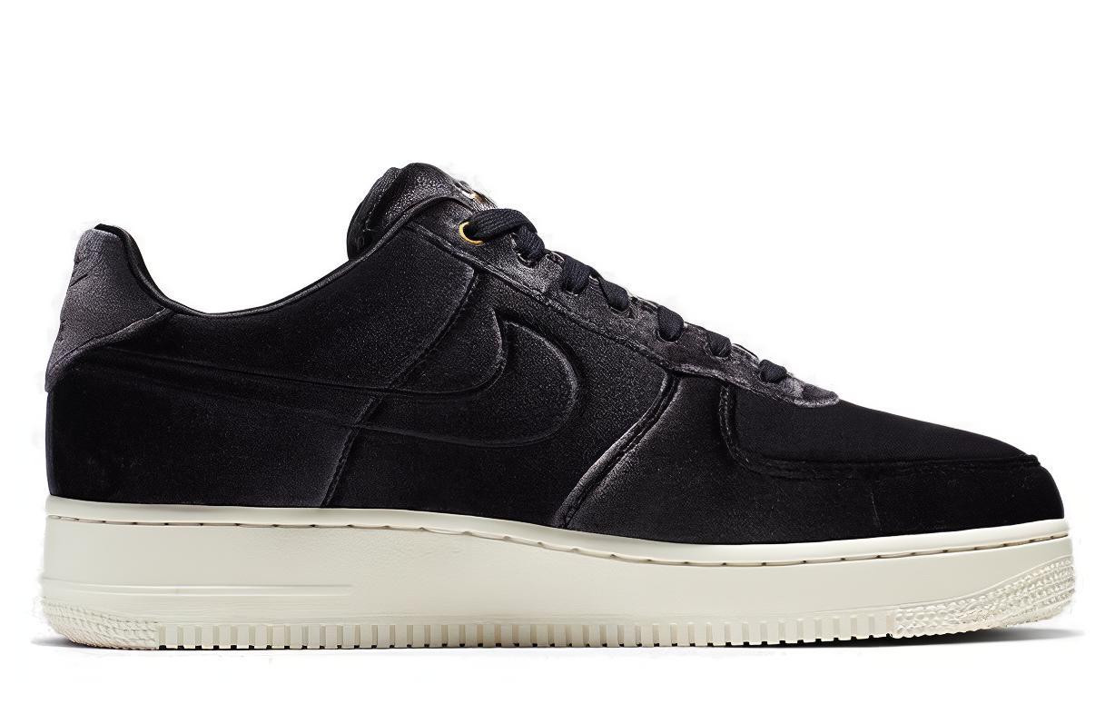 Order ナイキ エアフォース1 プレミアム ベロア 黒 (Nike AF1 プレミアム ベロア 黒) AT4144-001