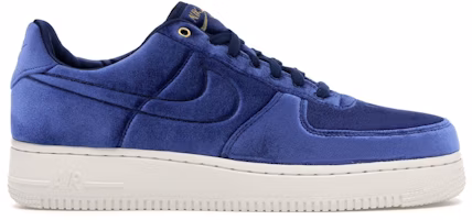 Nike Air Force 1 Low Premium 3 Velour Blue Void AT4144-400 Nike Air Force 1 Low Premium 3 Velour Blue Void AT4144-400