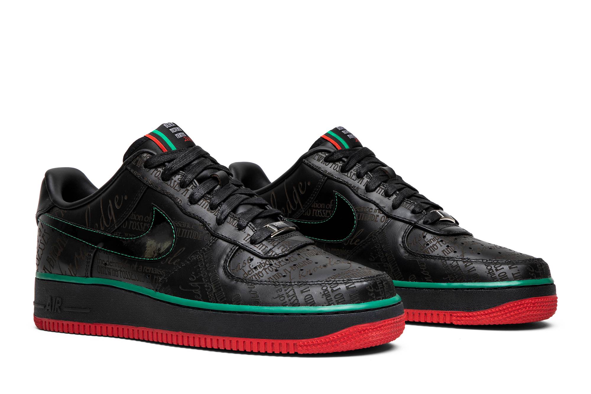 Cheap ナイキ エアフォース1 '09 BHM (BHM = Black History Monthの略称) 318775-008