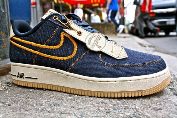 Nike Air Force 1 Low Premium Denim 318775 404