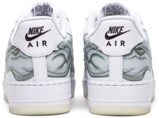 Nike Air Force 1 Low QS 'Skeleton' BQ7541-100 - Kasut Kulit Putih Details for Nike Air Force 1 Low QS 'Skeleton' BQ7541-100 - Kasut Kulit Putih