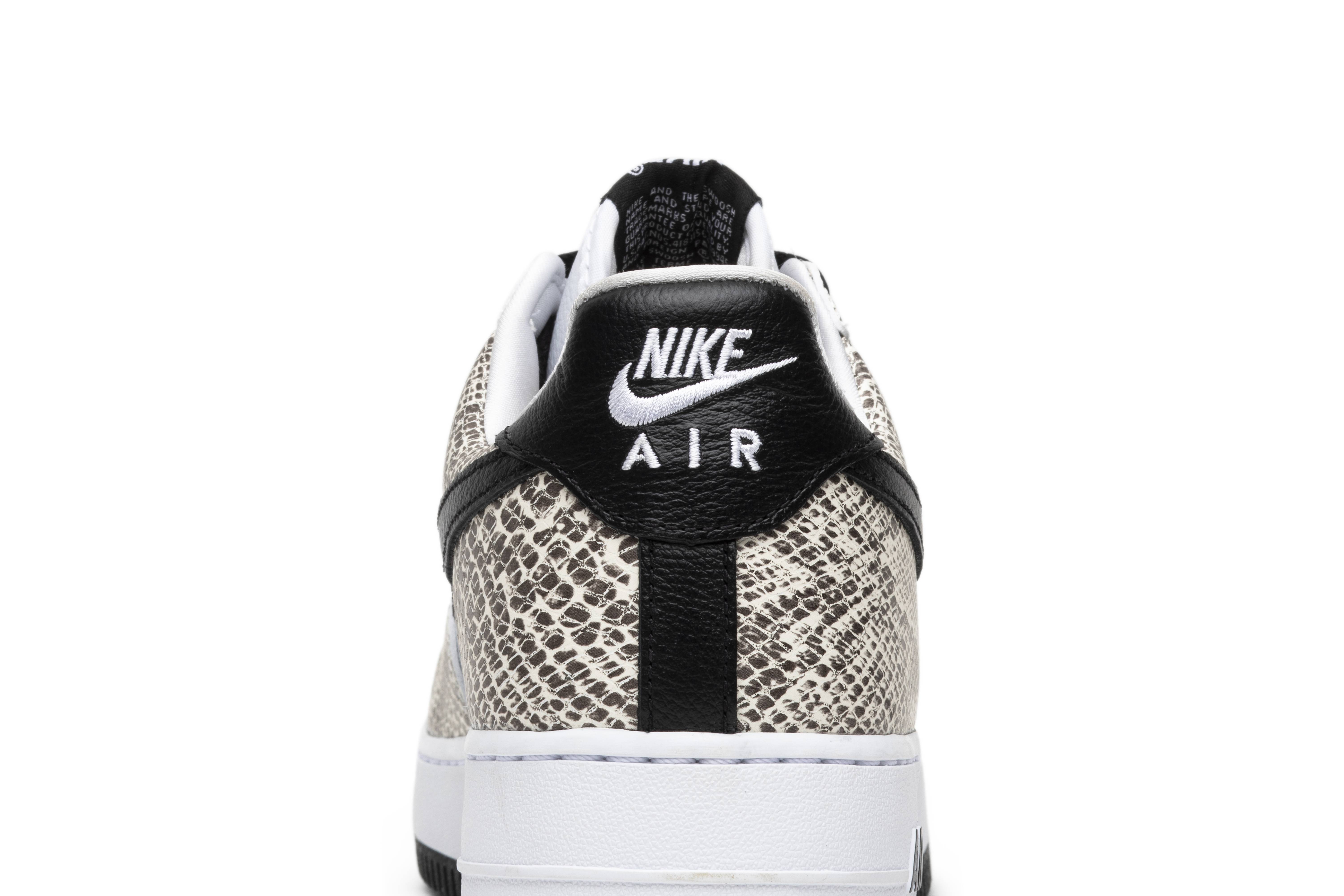 Sizing Nike Air Force 1 Low Retro 'Cocoa Snake' 2018 845053-104