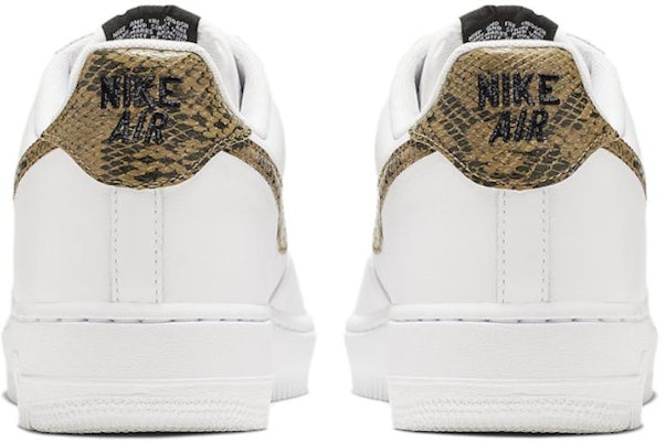 Nike Air Force 1 Low Retro Ivory Snake 'White Brown' AO1635-100-2024 Purchase Nike Air Force 1 Low Retro Ivory Snake 'White Brown' AO1635-100-2024