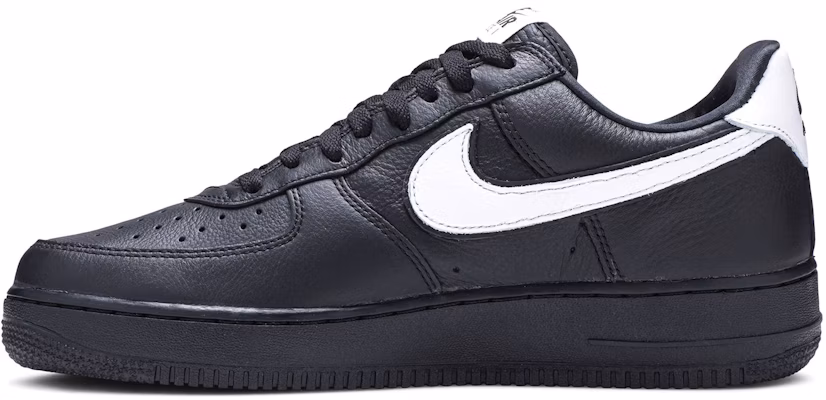 Nike air force black 2025 white low
