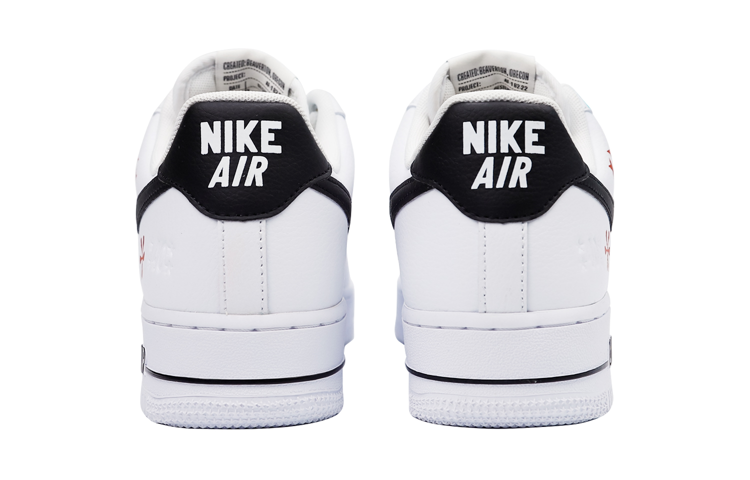 Nike Air Force 1 Low SE 'Be Yourself Black White Red' 圖 4